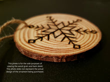 Load image into Gallery viewer, Feather Wood Ornament
