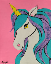 Load image into Gallery viewer, Glittery Unicorn Paint Kit