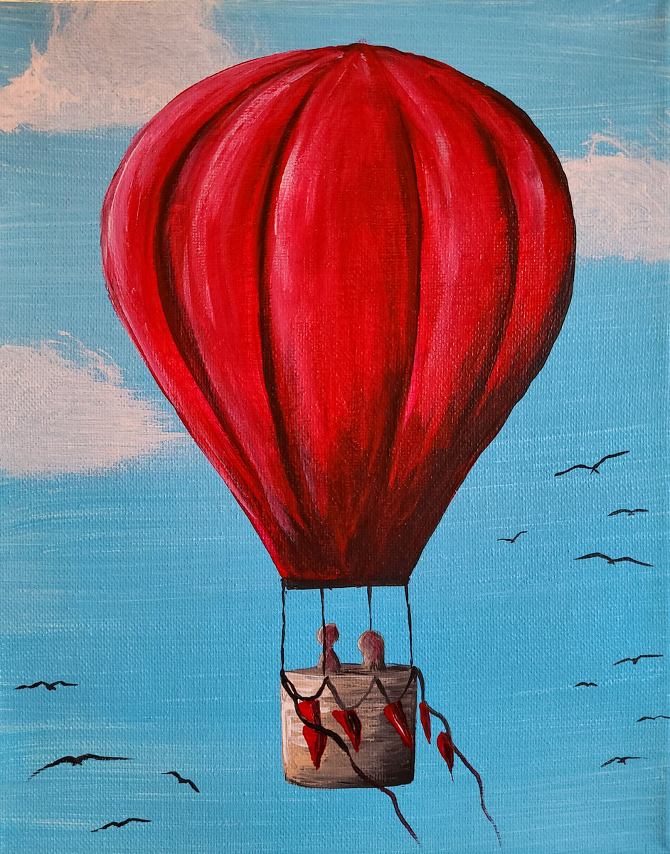 Hot air balloon deals painting