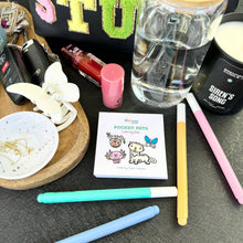 Load image into Gallery viewer, Pocket Pets Animal Designs 3x3 Mini Coloring Book for Adult