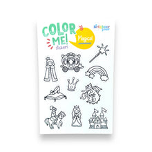 Load image into Gallery viewer, Mythical &amp; Magical Colorable Sticker Pack, 4 Sticker Sheets