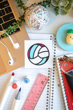 Load image into Gallery viewer, Bright Lights &amp; Games Nights Mini Coloring Book - Sports