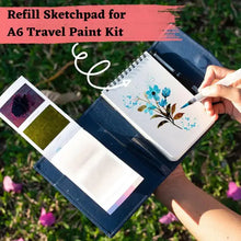 Load image into Gallery viewer, A6 Travel Kit Refill Sketchpad | Watercolor Paper | A6 Pad