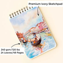 Load image into Gallery viewer, A6 Travel Kit Refill Sketchpad | Watercolor Paper | A6 Pad