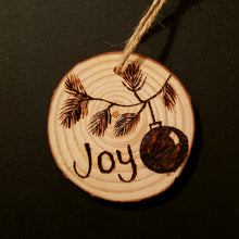 Load image into Gallery viewer, Joy Wood Ornament