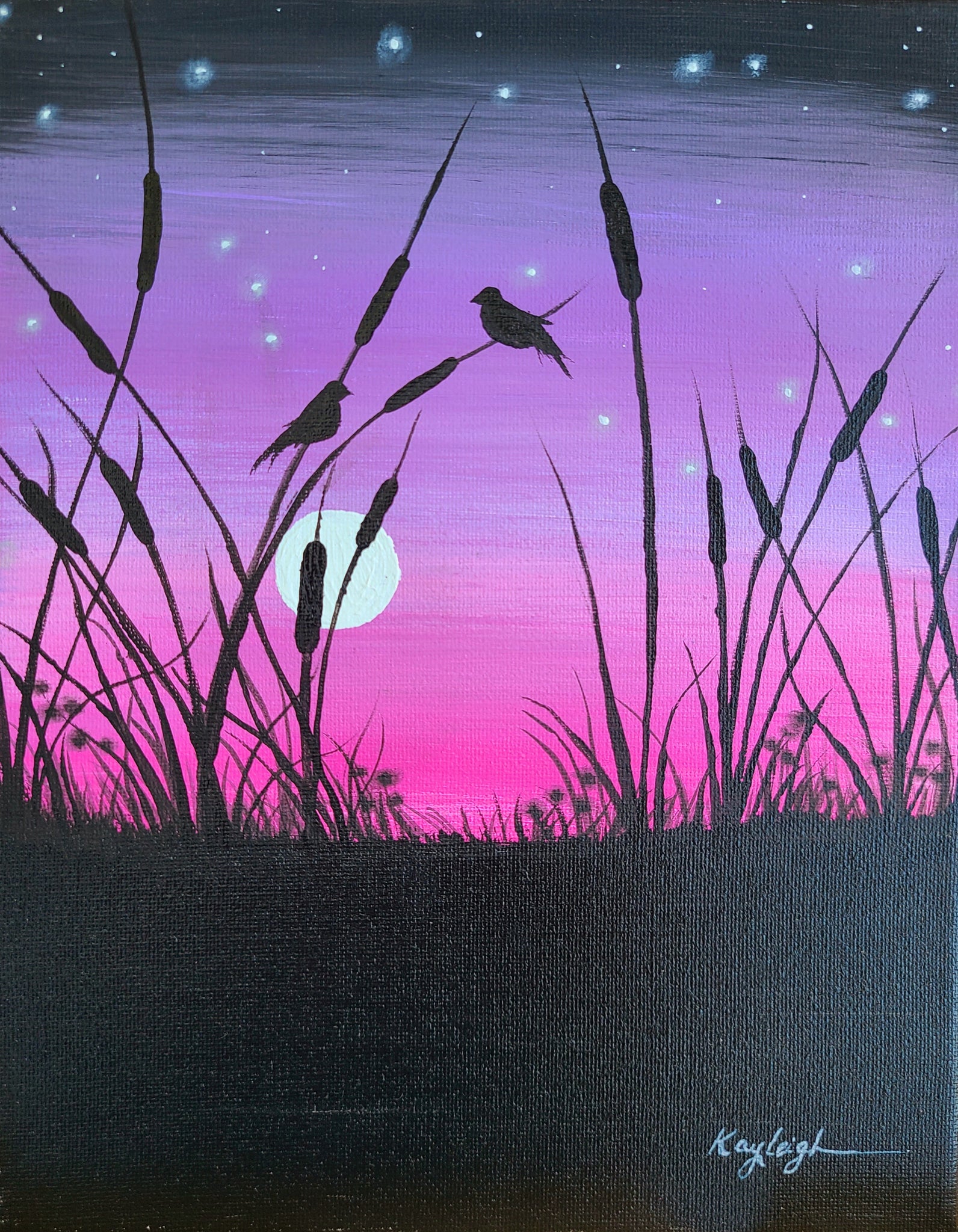 Pink Purple Sunset - SPRAY PAINT ART by Skech 