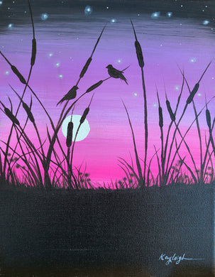 Cattail Sunset Paint Kit