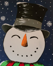 Load image into Gallery viewer, Happy Snowman Paint Kit