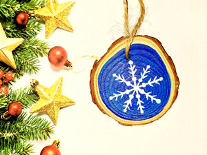 Snowflakes in Color Ornament