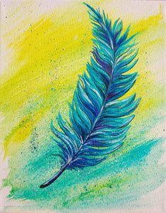Whimsical Feather Paint Kit