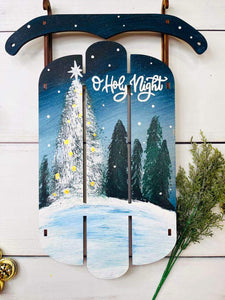 O Holy Night Sleigh Paint Kit/Paint Party Pack