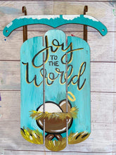 Load image into Gallery viewer, Joy to the World Sleigh Paint Kit/Paint Party Pack
