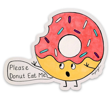 Donut Eat Me Vinyl Stickers