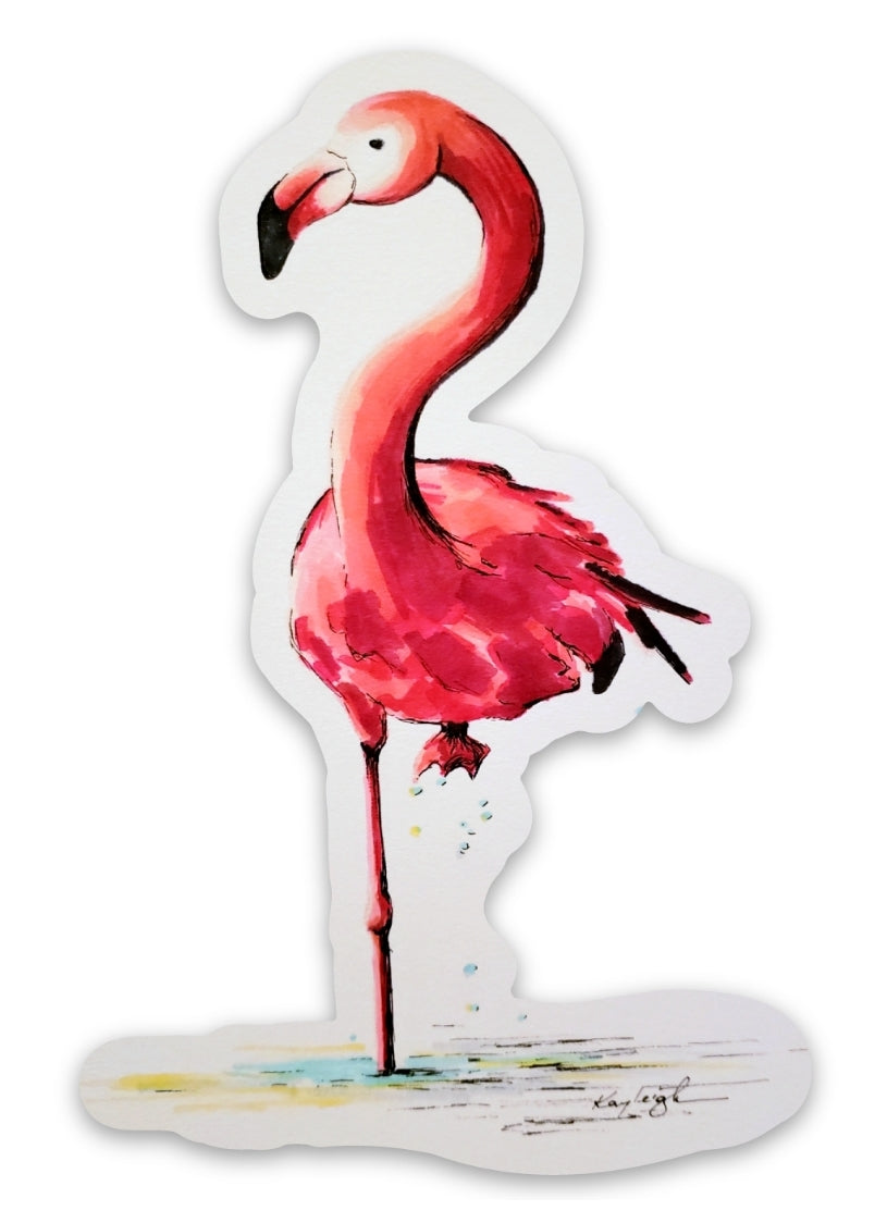 Flamingo Vinyl Stickers