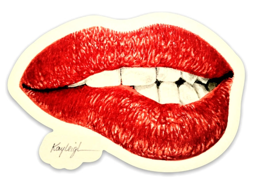 Sexy Lips Vinyl Stickers